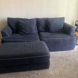 Couch and Ottoman 