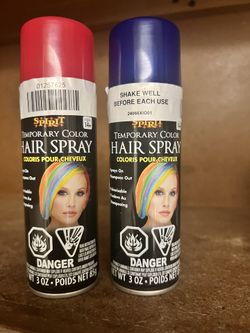Hairspray Red And Blue