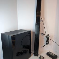 SAMSUNG HW-HM45C SOUNDBAR W/ POWER SUPPLY And sub wooder