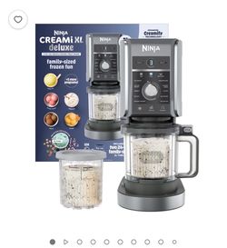 Ninja CREAMi XL Deluxe Ice Cream Maker