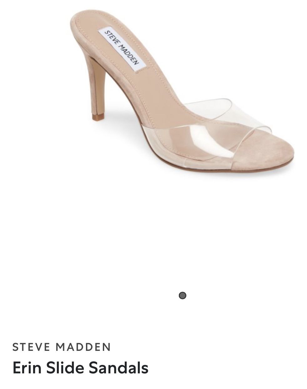 Never Worn Steve Madden Signal Clear 9.5