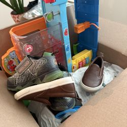 Free Diaper, Toddler Toys And Shoes