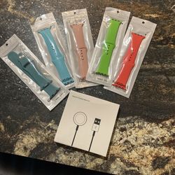 Apple Watch Bands/ Charging Cable (20 Pc  $50)