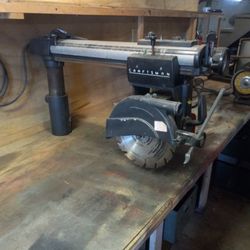 10 " Craftsman  Sears And Roebuck Radial Arm Saw
