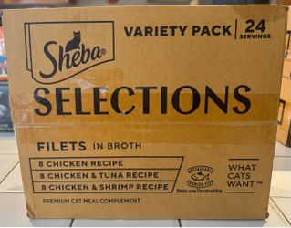 Sheba selections variety pack cat food (Read description)