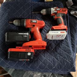 Black And Decker Cordless Drills 