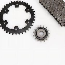 Royal Enfield Interceptor 650 Brand New O.E.M. Chain+front And Rear Drive Sprockets 