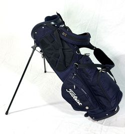 Titleist Stand Golf Bag 6-Way Divider Dual Strap Cooler Pocket Umbrella Holder | Nice!