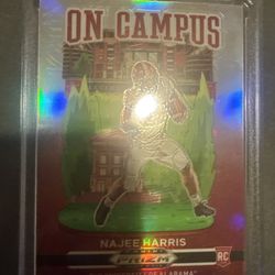 Najee Harris 2021 Prizm Draft Picks On Campus RC