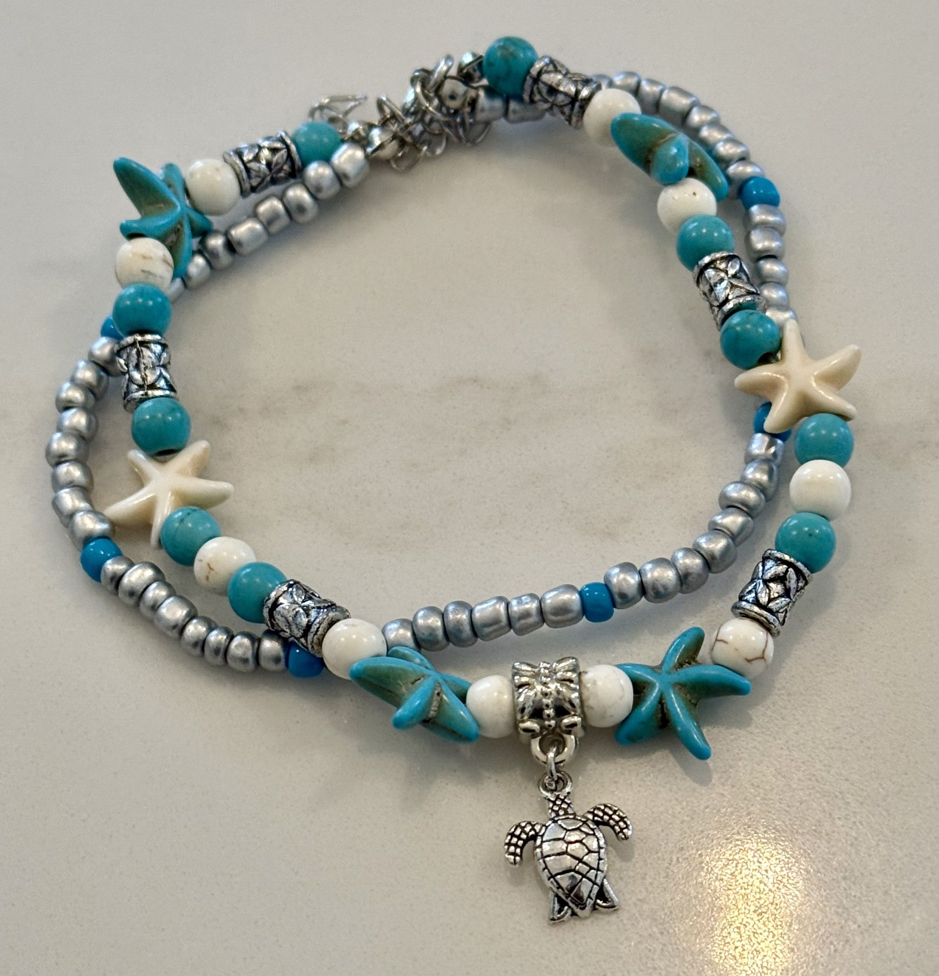 Bohemian Shell Starfish Summer Beach Anklets bracelet
