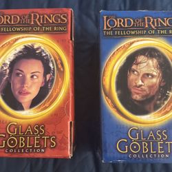 Arwen & Strider LOTR Goblets