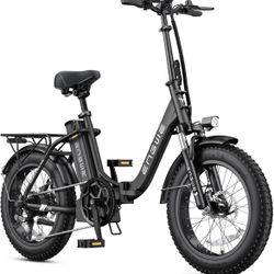 ENGWE 1125W/750W Electric Bike for Adults, L20 2.0 20''×3.0" Fat Tire Electric Bicycle 52V/36V 13Ah Removable Battery Max Range 68/62Miles & 28/20MPH