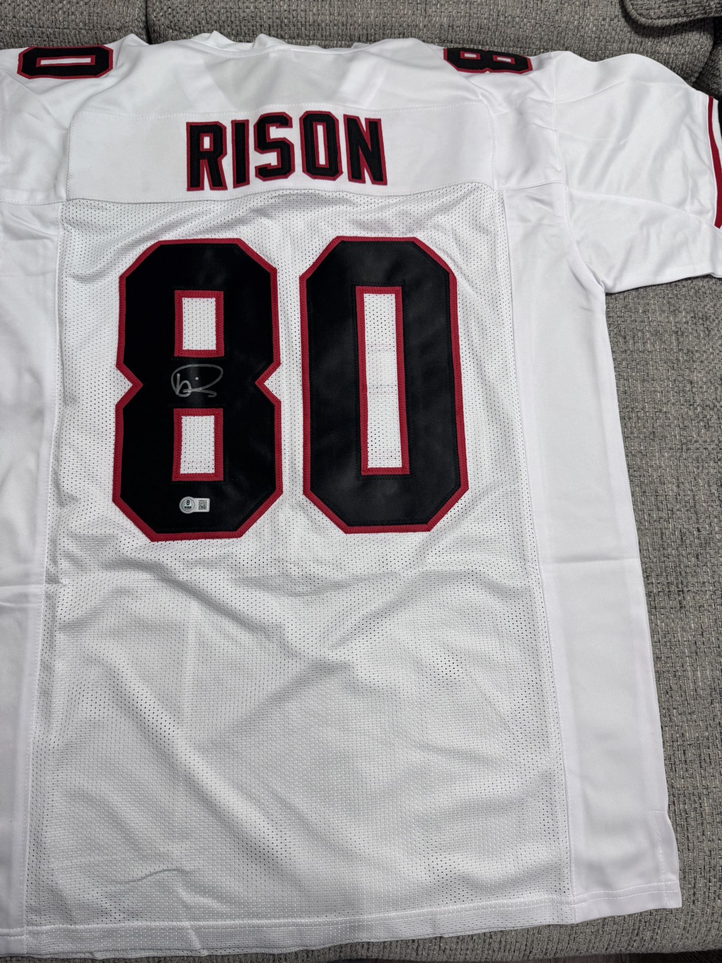 Andre Rison Signed Autograph Custom Jersey - Beckett Coa - Atlanta Falcons