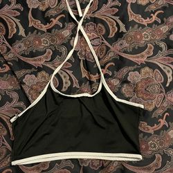 Black Basic Halter Top