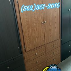 Compressed Wood Oak Hercules Closet Ropero Armoire Nuevo New 