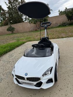 BMW Z4 Licensed Push-Along Toy Car for Toddlers