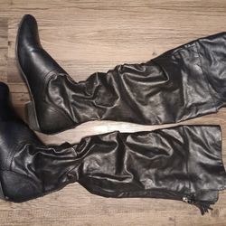 Women's Fergalicious Over-the-knee Black Boots 