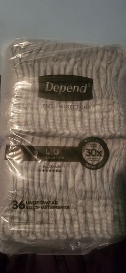Depend Men's Pull On Disposable Underwear