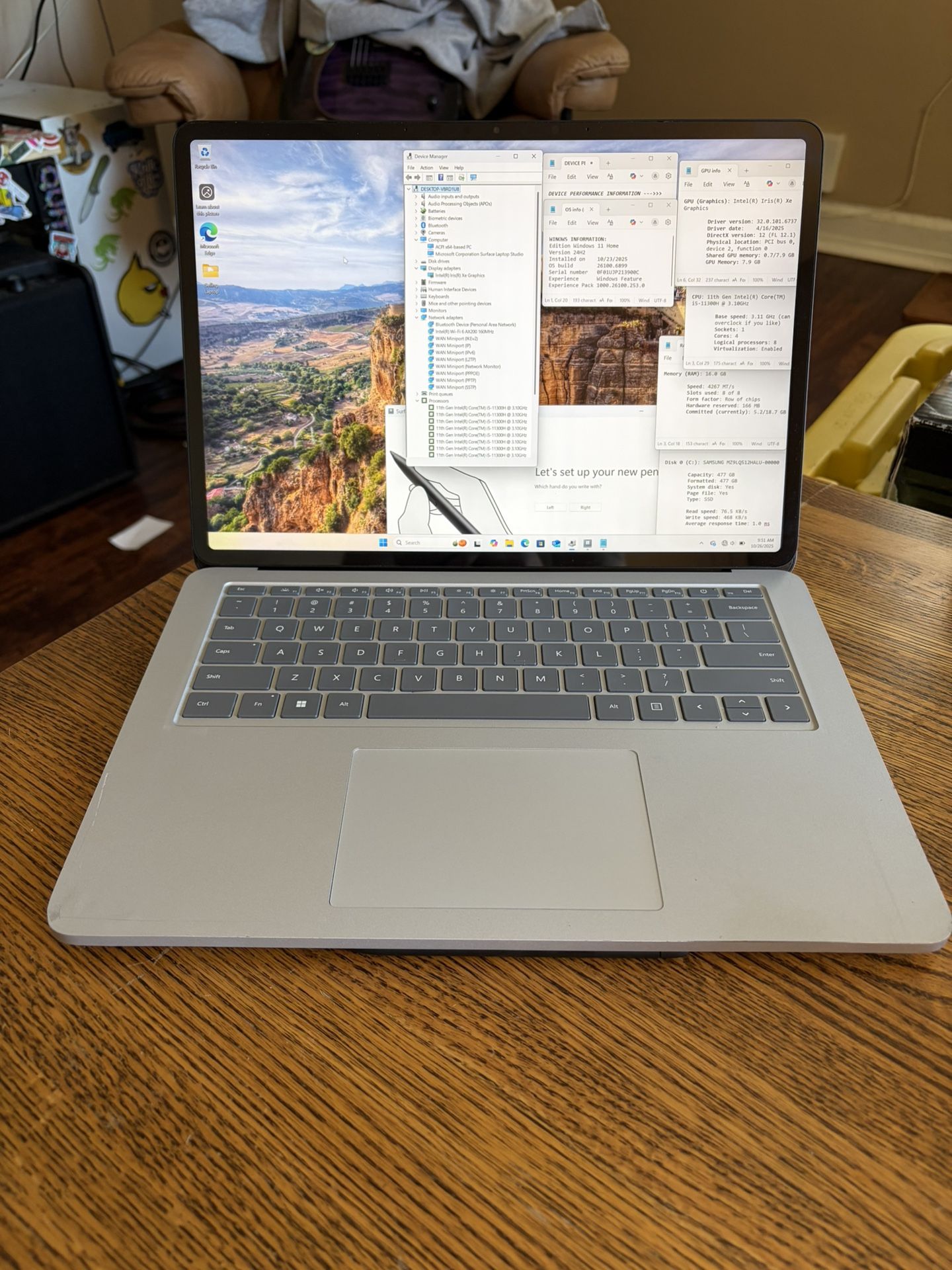 Microsoft Surface Laptop Studio – i5 / 16GB / 512GB / Slim Pen 2 – Excellent Condition