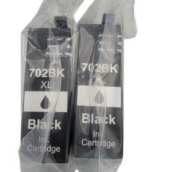 Ink Cartridge 702XL  Black  2 Pack