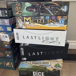 Strategy Board Games - Last Light, Dice Settlers & More