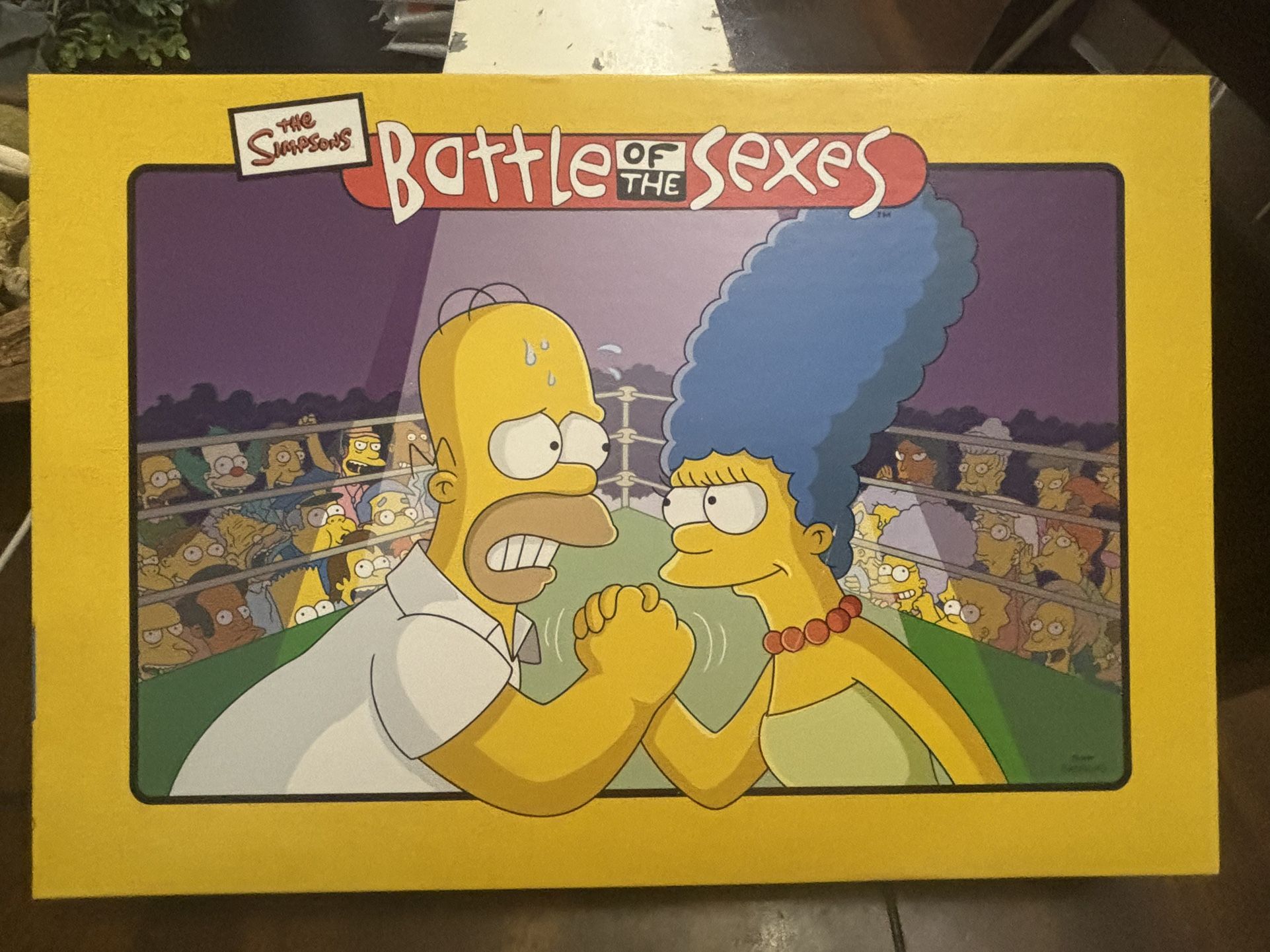 The Simpsom Battle of The Sexes 2-8 Player Game NEW (READ DESCRIPTION)
