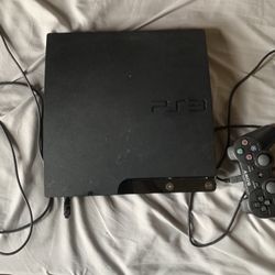 Sony PlayStation 3 Slim  120GB Console  With Controller