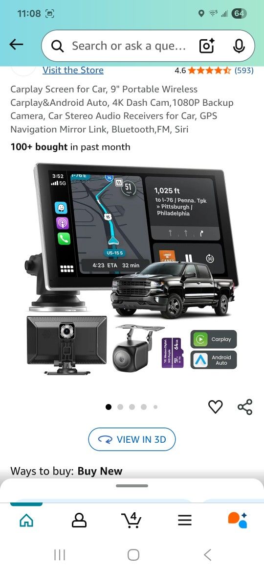 Brand New 9 Inch Car Play Screen