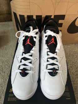 New Nike Air Jordan 6 Retro G Golf Shoes White/ Infrared 23 Size 11 No LID