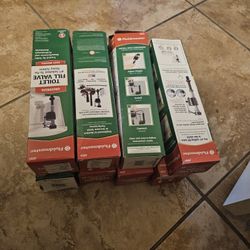 Bundle of 8 toilet Fill valve fluid master.