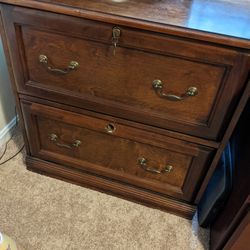 Wooden Filing Cabinet