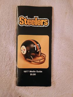 1977 Steelers fan media guide