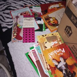 Box Full Of Holiday  Cards