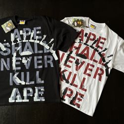 Bathing Ape “Ape Shall Not Kill Ape” T-shirt’s