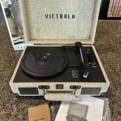Victrola Journey Signature Record Player - Linen
