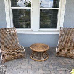 Patio chairs