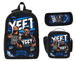 Jey and jimmy uso back pack set