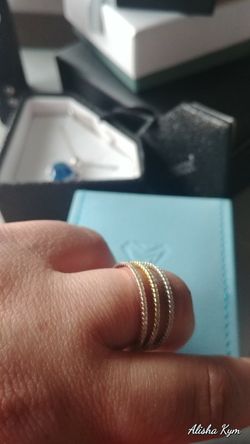 💍💍Sterling Silver Stackable Crystal PAVE Set Rings, Rose, Yellow and White Gold Plated Over Genuine S925