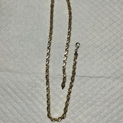 14k Solid Gold Rope Chain 