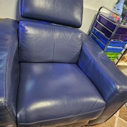 Dual Reclining Sofa Set BLUE