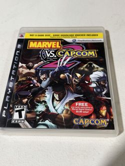 Marvel vs Capcom 2 PS3  - NO DISC - Rare! Hard To Find Collectors Expired Code