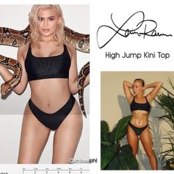 NWOT ⚜️🖤⚜️ Laina Rauma black High Jump biKini top