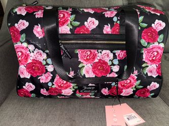 Juicy Couture Floral Weekender Duffle Bag