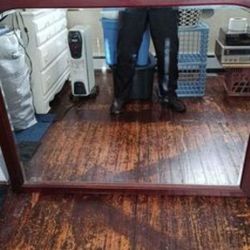 Cherrywood Antique Mirror