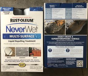 2 2packs of Rustoleum never wet
