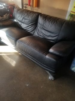 Pleather couch