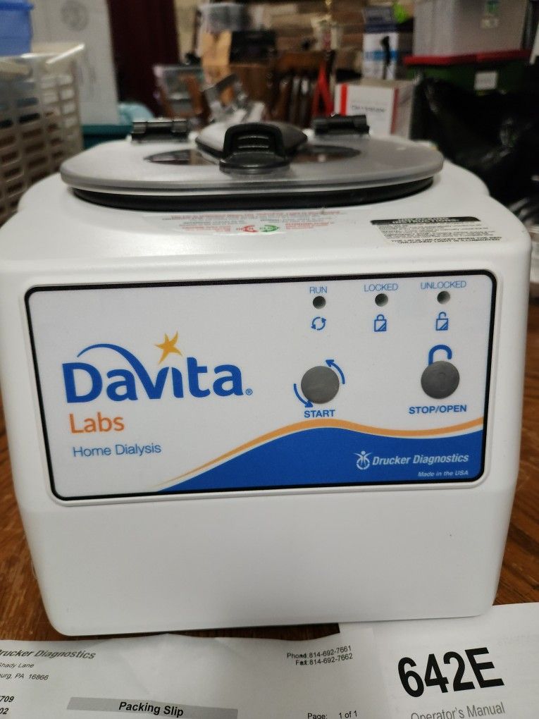 Centrifuge From Davita