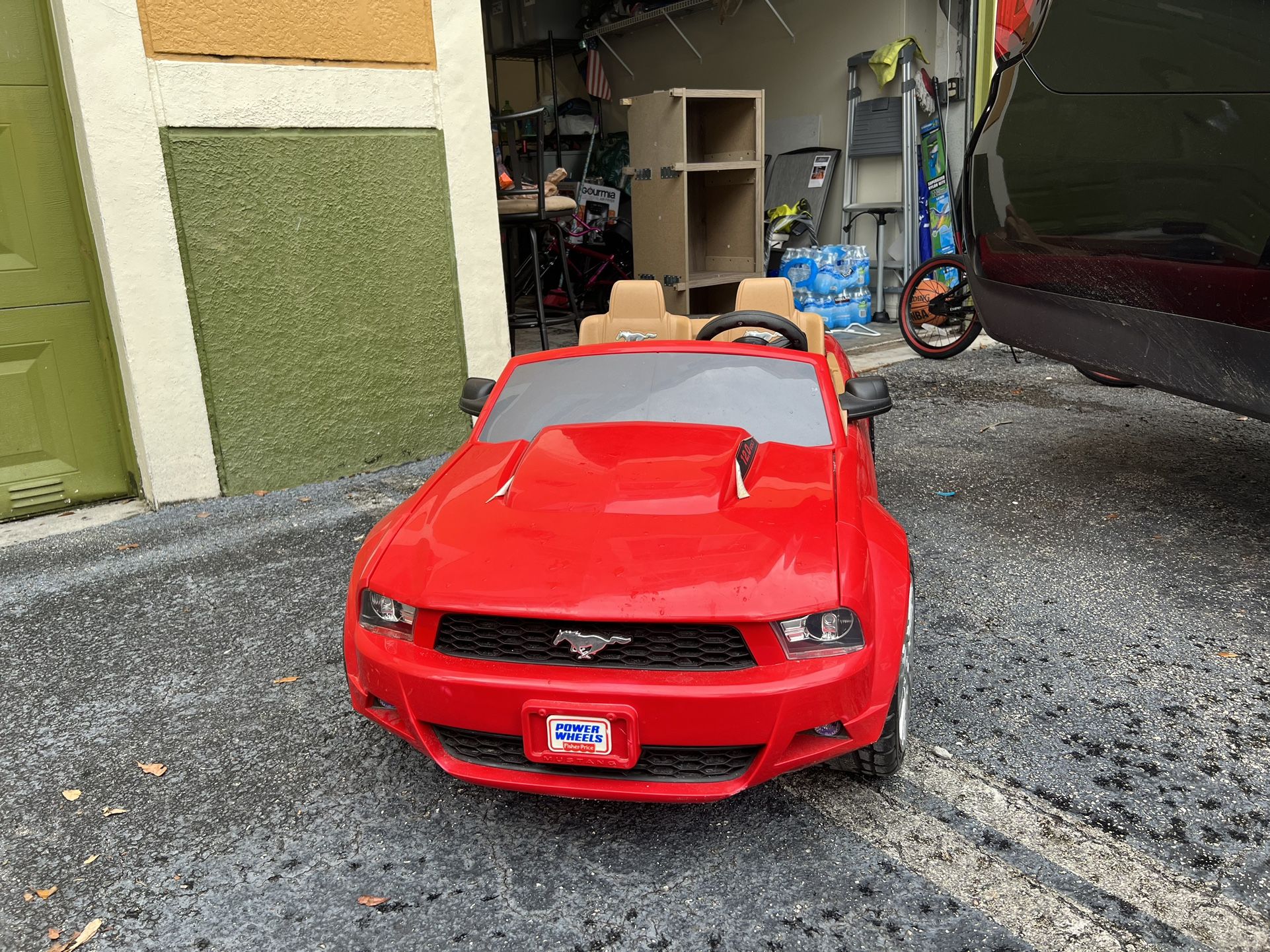Power Wheels Red Mustang