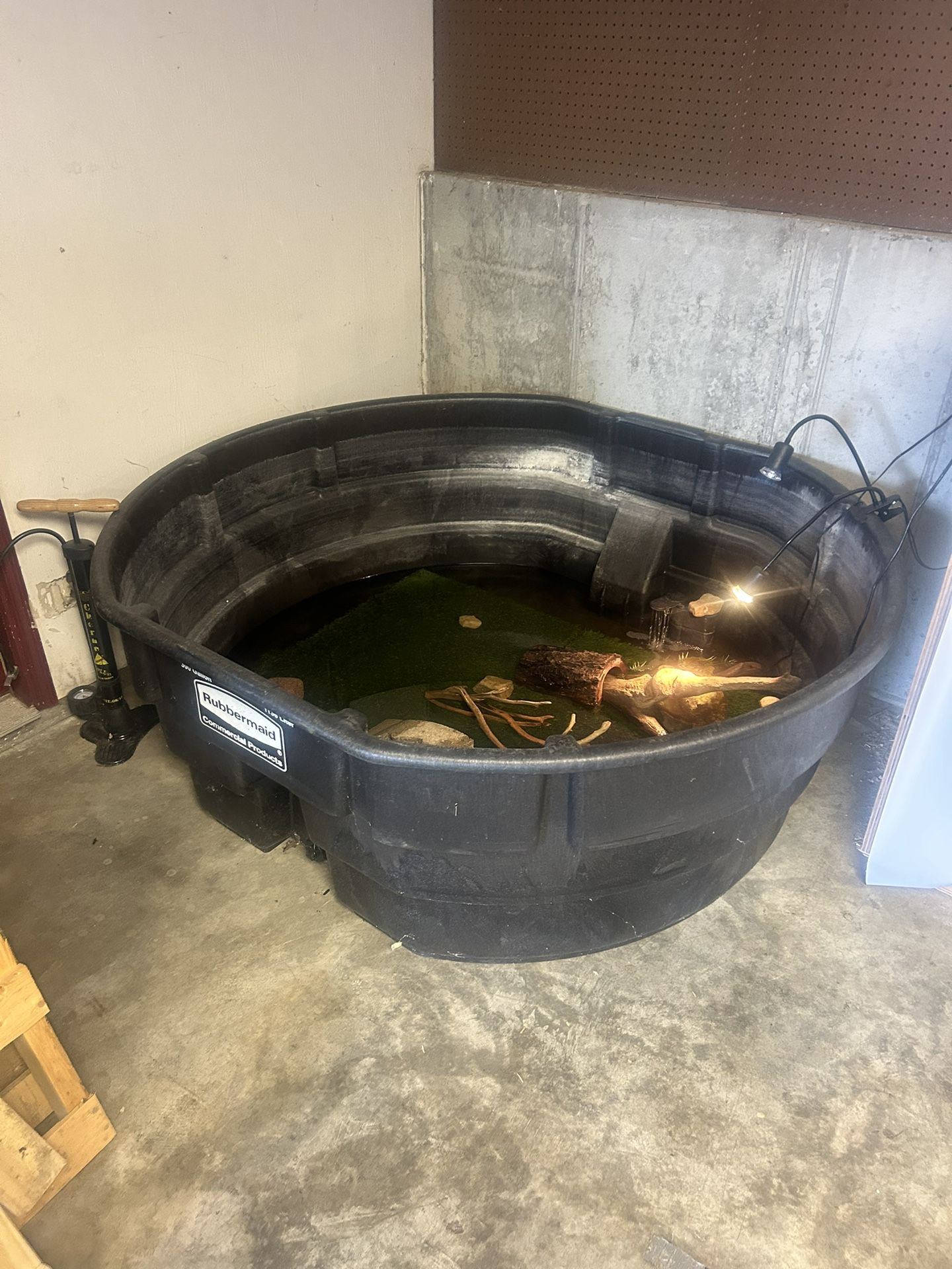 300 Gallon Stock Tank Turtle Setup