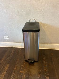 13 Gallons Stainless Steel Slim Trash Can